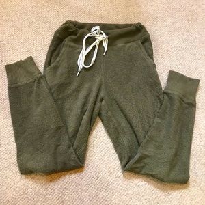 Olive sweatpants from Aerie!